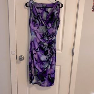 Size 6 Purple Semi-professional Dress